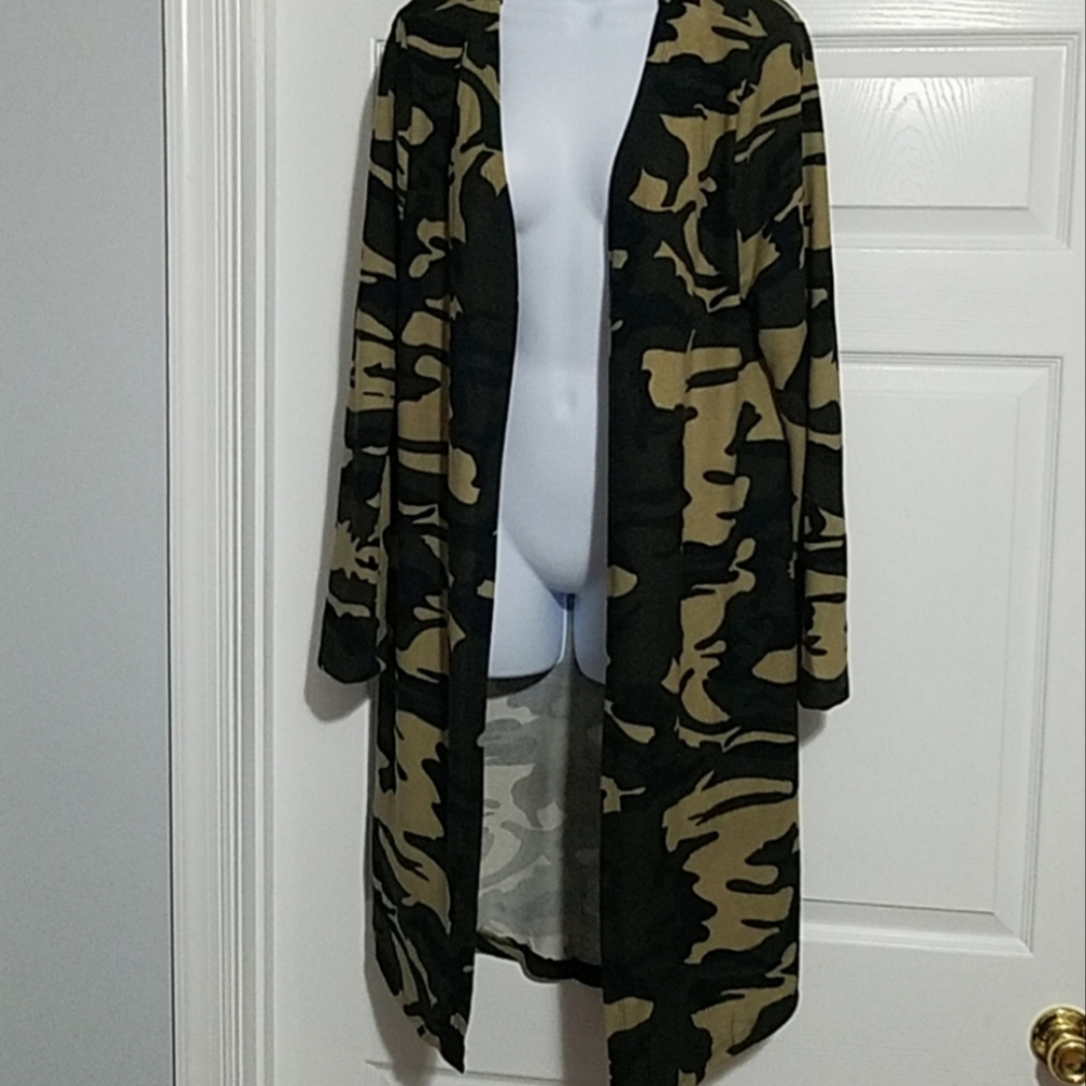 Camo Cardigan